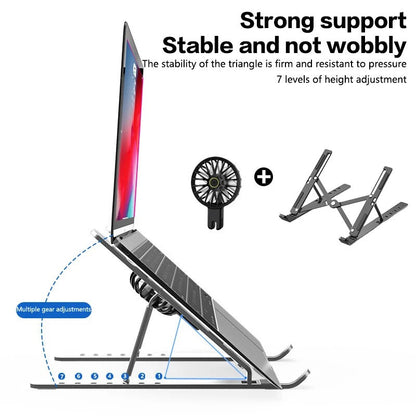 Aluminum Laptop Stand + FREE Pouch | Folding Adjustable