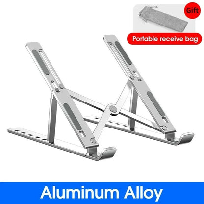 Aluminum Laptop Stand + FREE Pouch | Folding Adjustable