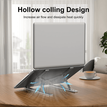 Aluminum Laptop Stand + FREE Pouch | Folding Adjustable