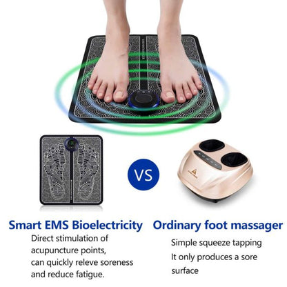 Ems Foot Massager Mat | Mini Body Massager Combo (Pack Of 2)