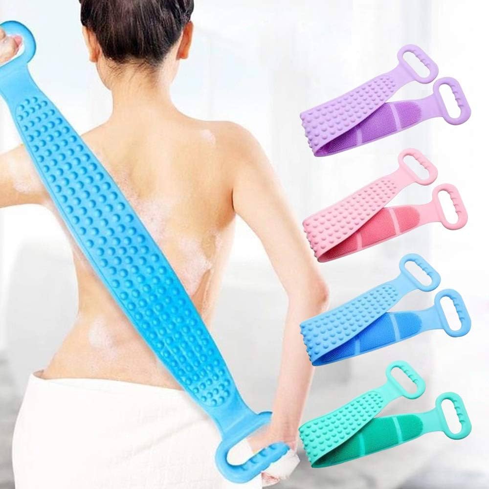 Silicone Back Scrubber Soft Loofah Bath