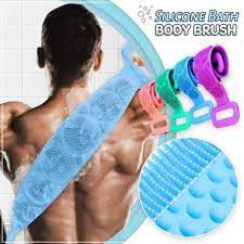 Silicone Back Scrubber Soft Loofah Bath