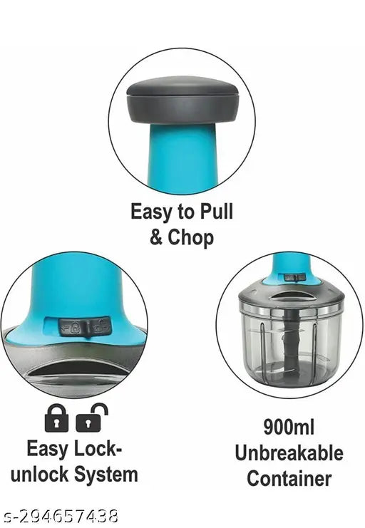 Hand Pushing Chopper Manual Press | Vegetables and Meat Chopper