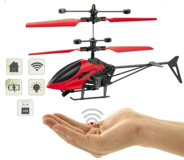 Flying Hand Sensor Control Helicopter Rechargeable