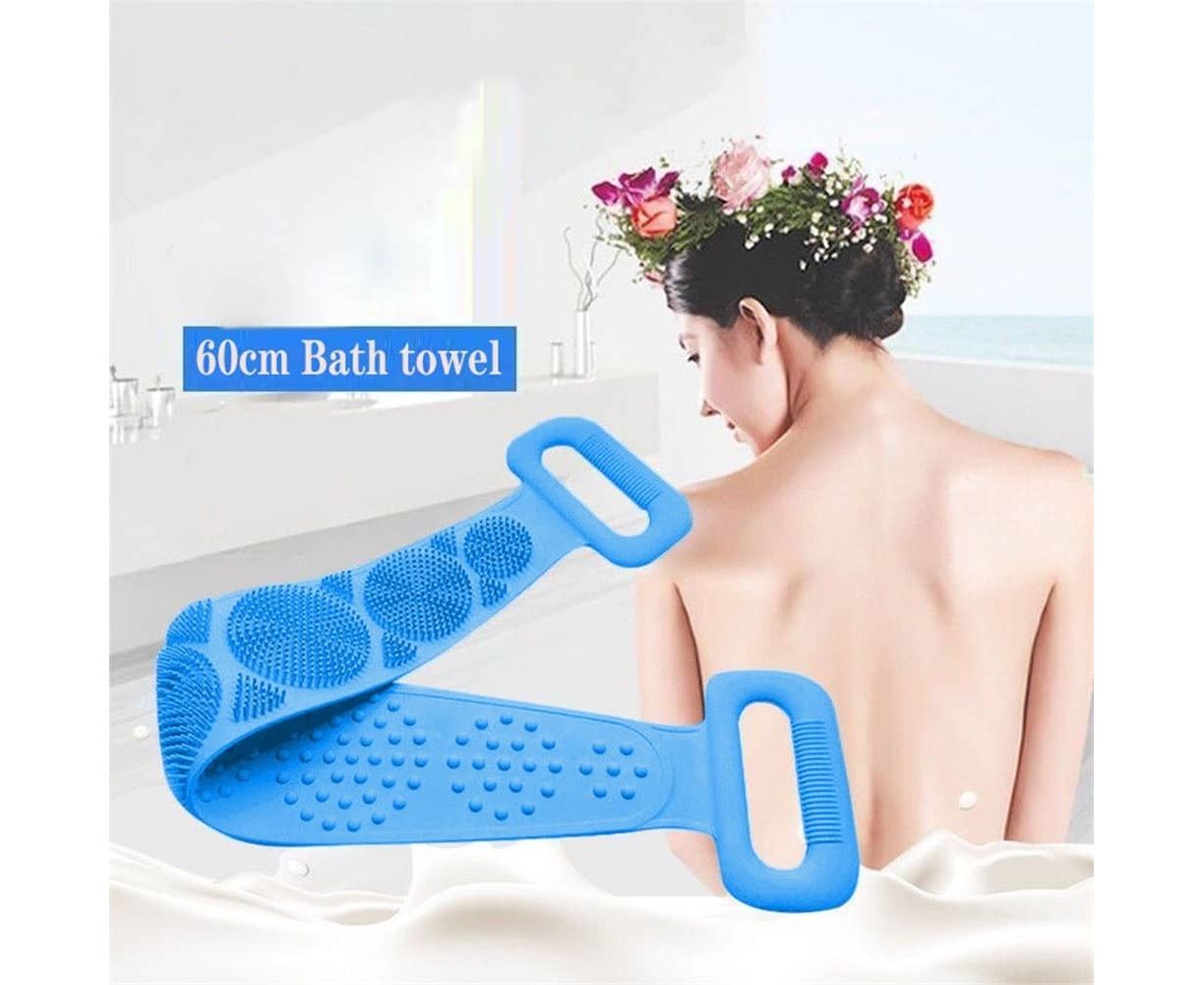 Silicone Back Scrubber Soft Loofah Bath